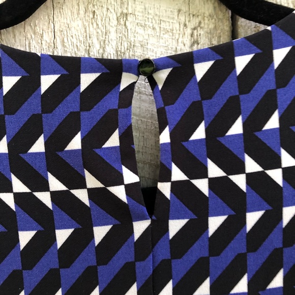 Calvin Klein | blue ruched neck tank top - Picture 3 of 5